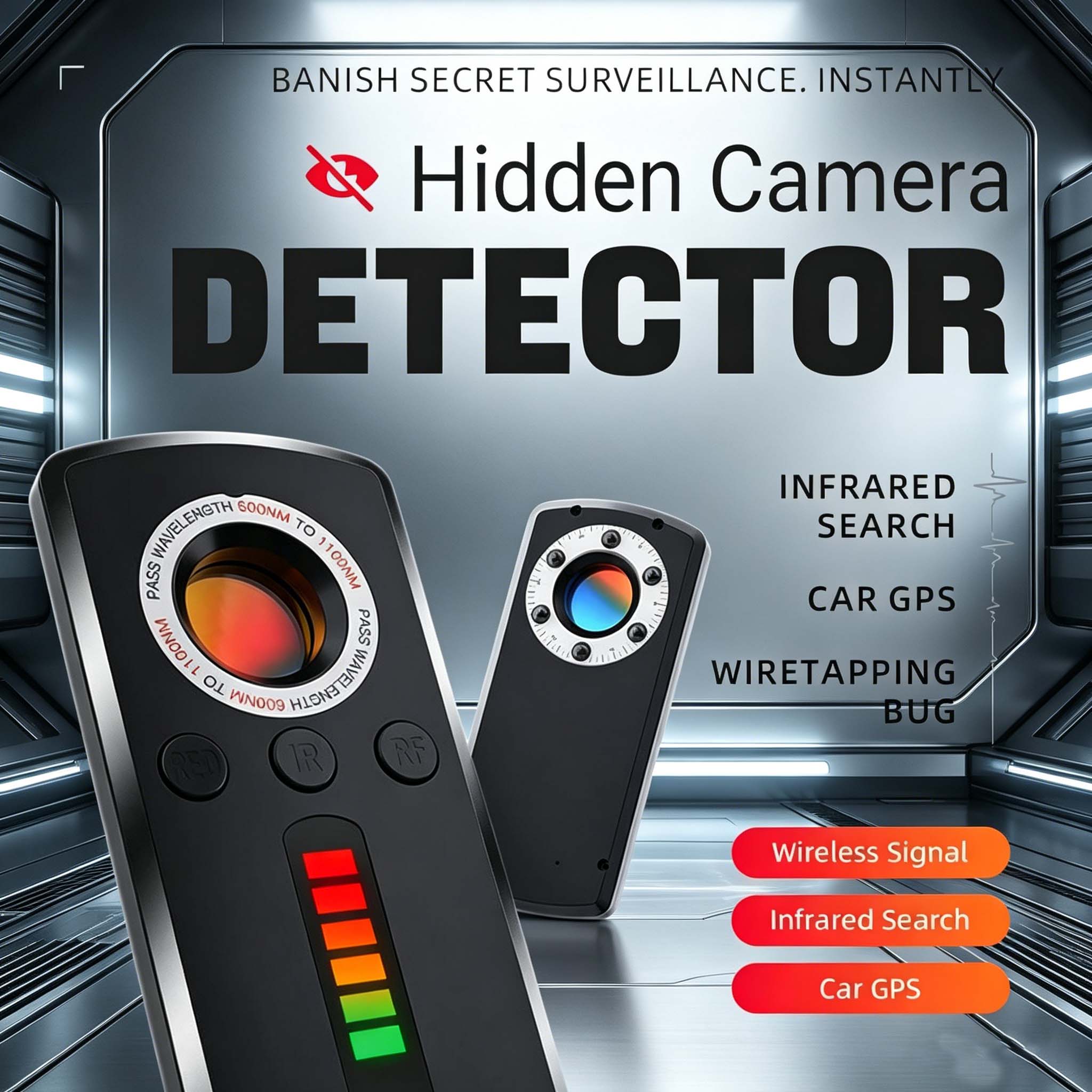 Hidden Camera Detector Anti Sp - Office Tech 评论和价格