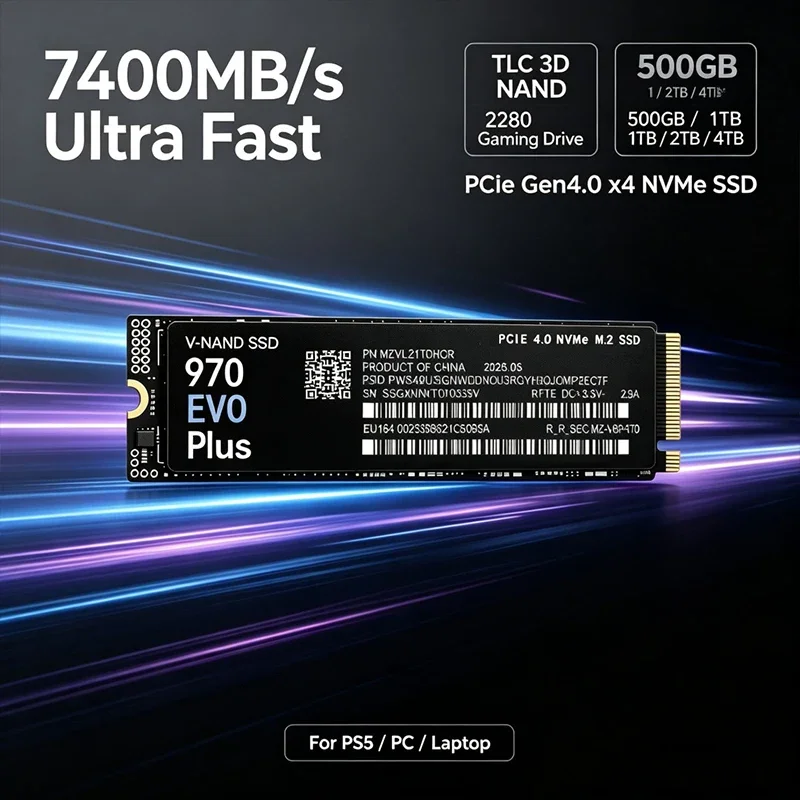 7400MB/s M.2 NVMe SSD 970 EVO  - Samsung Ssd 980 Pro 评论和价格
