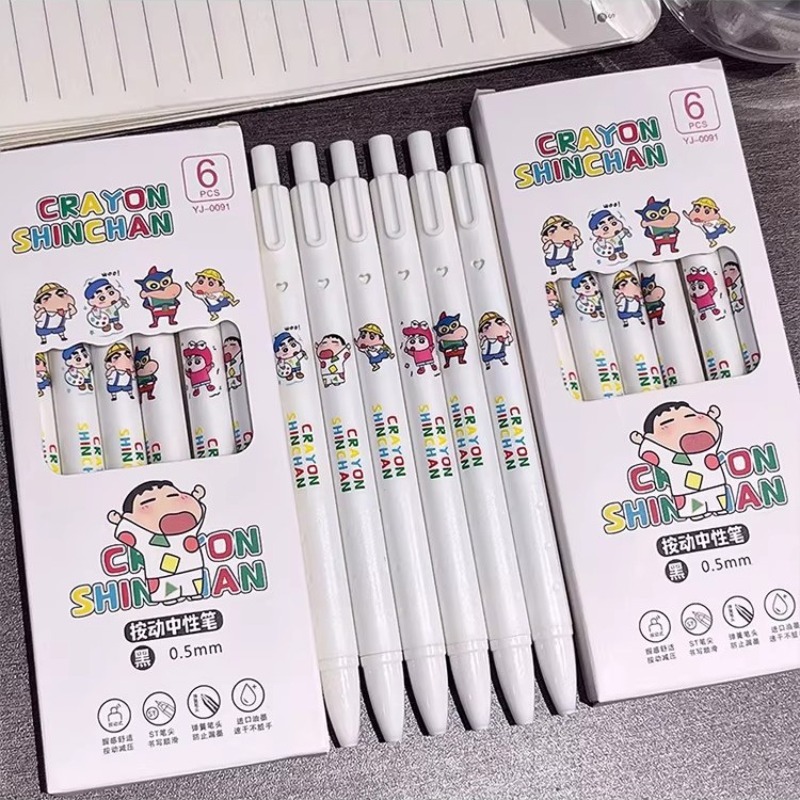 Cute Crayon Shin-chan Push Pen - Office High Tech 评论和价格