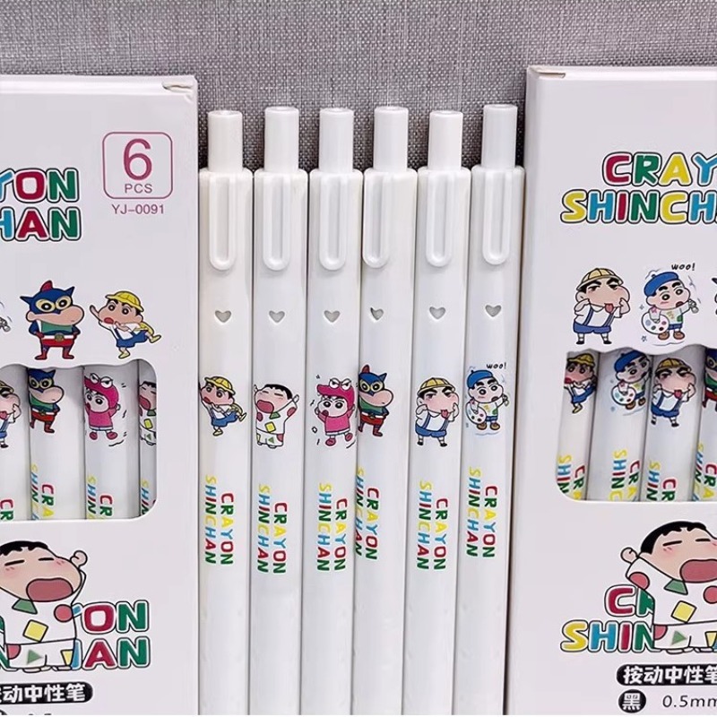 Cute Crayon Shin-chan Push Pen - Office High Tech 评论和价格
